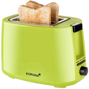 Korona, Korona 21133 Toaster mit Brötchenaufsatz Grün, 