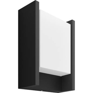 Philips, Philips Hue White Fuzo - Garten-Wandleuchte (Schwarz), 