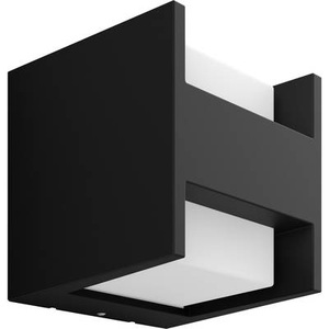 Philips, Philips Hue White Fuzo - Garten-Wandleuchte (Schwarz), 