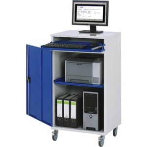 undefined, PC-Schrank 07 650-M60F.11 Lichtgrau, Enzian-Blau (B x H x T) 650 x 1185 x 520 mm, RAU Lichtgrau, Enzian-Blau (B x H x T) 650 x 1185 x 520 mm 07 650-M60F.11 1 St.