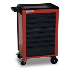 undefined, 21008 Werkzeugwagen Stahl, Werkstattwagen BASIC, 8 Schubladen, rot