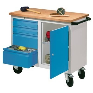 Pavoy, Pavoy 54541-109-001_4278 Mobile Werkbank (B x H x T) 1090 x 915 x 600 mm, 