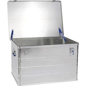 Alutec, Transportkiste Alutec CLASSIC 186 11186 Aluminium (L x B x H) 785 x 565 x 482 mm, Transportbox Alutec CLASSIC 186, Aluminium, 186 l, L 785 x B 565 x H 482 mm, Zylinderschlösser