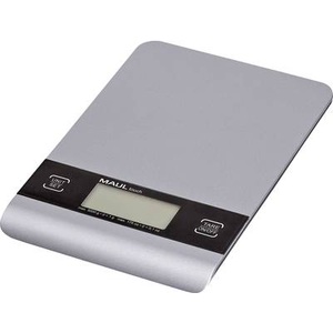 Maul, Maul Briefwaage Wägebereich (max.) 5000 g Ablesbarkeit 1 g batteriebetrieben Silber, Maul Briefwaage, MAULtouch mit Batterie, 5000g, 1635095