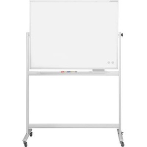 magnetoplan, magnetoplan Schreibtafel mobil emaillierte Oberfläche Tafel-BxH 1800 x 1200 mm, Magnetop Mobiles Design Whiteboard CC, emailliert, 1800mm x 1200mm, 1240690