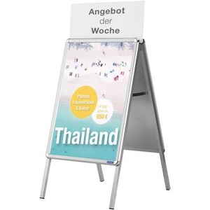 magnetoplan, magnetoplan Kundenstopper Typ SP, wetterfest DIN A1, MAGNETOPLAN Plakatständer DIN A1 00016 mit Klapprahmen 639x886mm