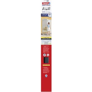 Tesa, tesa Comfort Alu 55192-03 Fliegengitter (L x B) 2200 mm x 1000 mm Anthrazit 1 St., tesa Fliegengitter Insektenschutz Alu Comfort Tür 1 x 2.2m