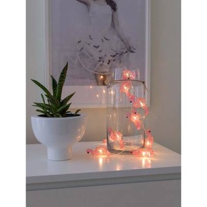 Konstmide CHRISTMAS, LED-Lichterkette Flamingos, batteriebetrieben, LED-Lichterkette Flamingos, batteriebetrieben