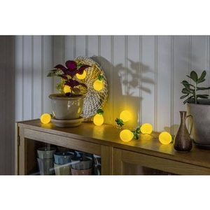 Konstmide CHRISTMAS, LED-Lichterkette Ananas, batteriebetrieben, LED-Lichterkette Ananas, batteriebetrieben