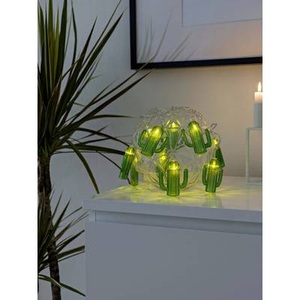 Konstmide CHRISTMAS, LED-Lichterkette Kakteen, batteriebetrieben, LED-Lichterkette Kakteen, batteriebetrieben