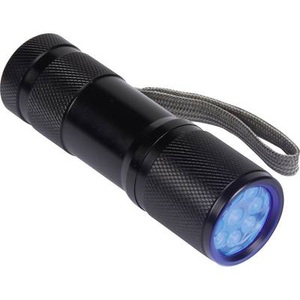 Velleman, Velleman UV-9 UV-LED Taschenlampe batteriebetrieben 58 g, Velleman UV-9 UV-LED Taschenlampe batteriebetrieben 58 g
