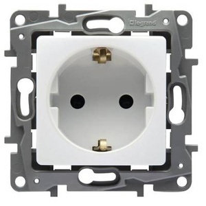 Legrand, Legrand Steckdose Niloe Weiß 664731, Legrand Steckdose Niloe Weiß 664731