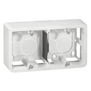 Legrand, Legrand Aufputzgehäuse Niloe Weiß 664799, Legrand Aufputzgehäuse Niloe Weiß 664799