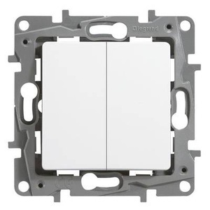 Legrand, Legrand Installationsschalter Niloe Weiß 664702, Legrand Installationsschalter Niloe Weiß 664702