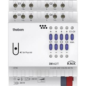 Theben, Theben KNX 4940280 Dimmaktor DM 4-2 T KNX, Theben 4940280 Dimmaktor DM 4-2 T KNX