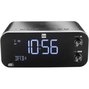 Dual, Dual DAB CR 30 Black Bird DAB+ Radiowecker UKW, USB Akku-Ladefunktion Schwarz, Dual Digitales Uhrenradio DAB CR 30 Black Bird, UKW/DAB+, Induktionsladefunktion