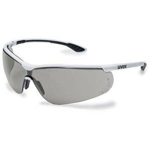 Uvex, Uvex sportstyle 9193 9193280 Schutzbrille inkl. UV-Schutz Weiß, Schwarz, uvex Schutzbrille Sportstyle, Grau