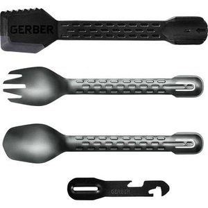 Gerber Camping Besteck Compleat Onyx 1 St. 31-003463 Aluminium