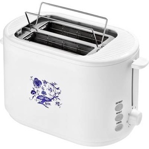 Efbe-Schott, Automatik-Toaster SC TO 1080.1 Z, weiß mit blauem Zwiebelmusterdekor efbe-Schott weiß mit blauem Zwiebelmuster-Dekor, 
