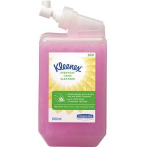 Kleenex, Kleenex Everyday Hand Cleanser 6331 Flüssigseife Parfümiert 1 l, KLEENEX Waschlotion 1lt 6331 pink parfümiert