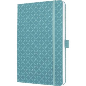 Sigel, Sigel Jolie® aqua green JN103 Notizbuch liniert Türkis Anzahl der Blätter: 174 DIN A5, Jolie NB HC, aqua green, lin., 174 S., 135mm x 203mm x 16mm, JN103