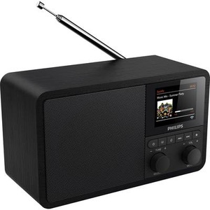 Philips, Philips TAPR802 Internet Tischradio DAB+, UKW, Bluetooth® Schwarz, Philips Internet Radio TAPR802/12 Schwarz