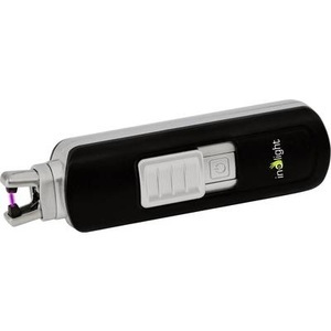Inolight, Inolight CL4 555-400 USB-Glühfeuerzeug Strom, inolight Lichtbogen-Feuerzeug CL4, zündet mit Doppellichtbogen, Metallgehäuse