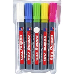undefined, EDDING Boardmarker 725 2-5mm 725-E5 5er Etui, Edding 725, Boardmarker, 2-5mm, 725-E5, (5er Etui)