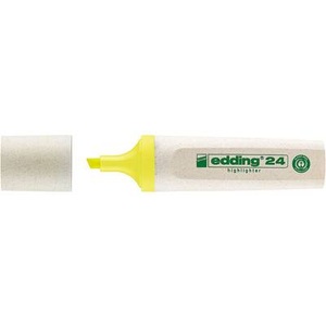edding, Edding e-24 EcoLine Textmarker Gelb 2 mm, 5 mm, Edding 24, Textmarker, EcoLine, 2-5mm, gelb, 4-24005