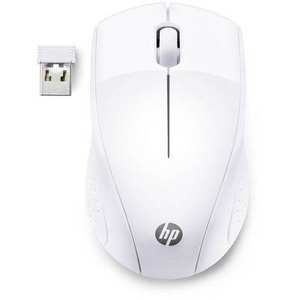 HP 220 Funk-Maus Integriertes Scrollrad Weiß
