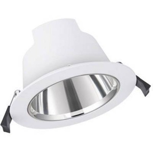 LEDVANCE, LEDVANCE 104068 LED-Einbauleuchte EEK: LED (A++ - E) 13 W Warm-Weiß, Neutral-Weiß, Kalt-Weiß Weiß, Ledvance LED Downlight Comfort DN130 13W 60D - 3-Colour Light Schalter | 145mm - IP54