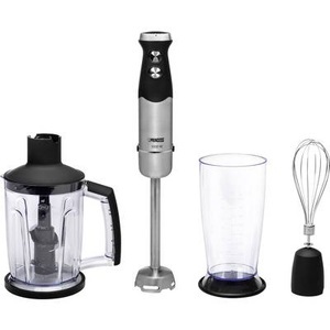 Princess, Princess 01.221221.01.001 Stabmixer 1000 W stufenlose Geschwindigkeitseinstellung Silber, Schwarz, Princess - Stabmixer Set, Multicolor, One Size