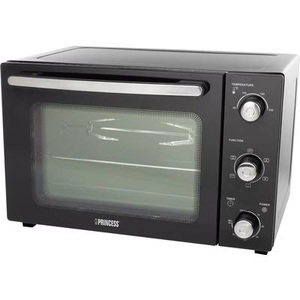 Princess, Princess 01.112751.01.001 Minibackofen mit manueller Temperatureinstellung, Timerfunktion, mit Konvektion, kabelgebunden, 