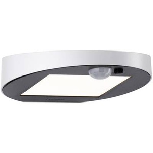 Paulmann, Paulmann Ryse 94247 Solar-Außenwandleuchte mit Bewegungsmelder 1.2 W Warm-Weiß Weiß, Paulmann LED-Solar-Außenwandleuchte Ryse weiß