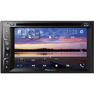 Pioneer, Pioneer AVH-A3200DAB Doppel-DIN Moniceiver DAB+ Tuner, Bluetooth®-Freisprecheinrichtung, Anschluss für Rückfahrkamera, 