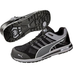 Puma, Puma Sicherheitsschuh Elevate, Puma - Sicherheitsschuh Elevate Knit Black Low S1P ESD HRO SRC, 39, Multicolor