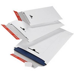 Colompac, Colompac Versandtasche Rigid CP012.07 (B x H x T) 310 x 445 x 30 mm Weiß Verwendung für Papierformat=DIN A3+ 20, Vollpappe-Versandtaschen, A3, 20 Stück