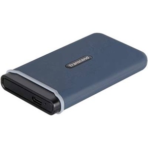 Transcend, Transcend ESD350C Externe SSD-Festplatte 6.35 cm (2.5 Zoll) 480 GB Blau USB 3.1 (Gen 2), Transcend ESD350C, External SSD, 480GB, blue, USB-C, incl. Cables, TS480GESD350C
