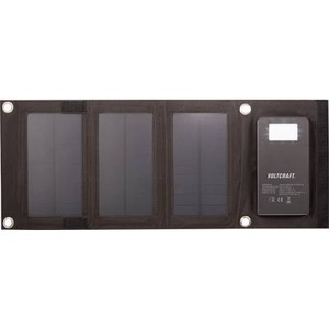 VOLTCRAFT, VOLTCRAFT SL-4F VC-10636195 Solar-Powerbank Kapazität (mAh, Ah) 4000 mAh, VOLTCRAFT SL-4F Solar-Powerbank 4000 mAh