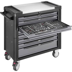 Vigor, Vigor V4481-X/375 VIGOR Werkstattwagen VIGOR 1000 XL mit Edelstahl Arbeitsplatte V4481-X/375, 