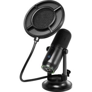 Stand USB-Studiomikrofon Thronmax M2P-BKIT Übertragungsart:Kabelgebunden Standfuß, inkl. Kabel, inkl. Klammer, inkl.