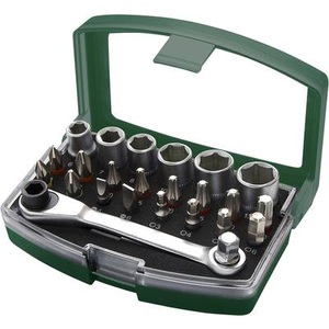 BRÜDER MANNESMANN, Brüder Mannesmann Steckschlüsselsatz 24teilig M29700, 
