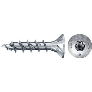 Fischer Power-Fast II 670349 Spanplattenschrauben 5 mm 25 mm T-Profil Stahl galvanisch verzinkt 200 St.