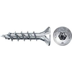 FISCHER, Fischer Power-Fast II 670349 Spanplattenschrauben 5 mm 25 mm T-Profil Stahl galvanisch verzinkt 200 St.