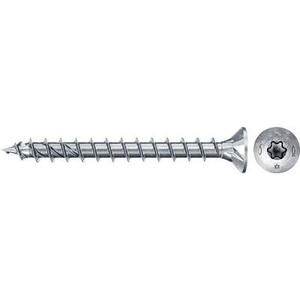 Fischer Power-Fast II 670362 Spanplattenschrauben 5 mm 70 mm T-Profil Stahl galvanisch verzinkt 100 St.