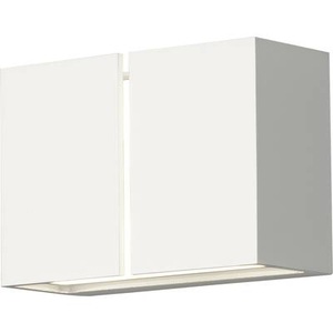 Konstsmide, Konstsmide Pavia 7877-250 LED-Außenwandleuchte 12 W Warm-Weiß Weiß, LED-Außenwandleuchte Pavia, weiß