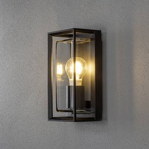Konstsmide, Konstsmide Brindisi 7874-750 Außenwandleuchte LED E27 20 W Schwarz, Außenwandleuchte Brindisi