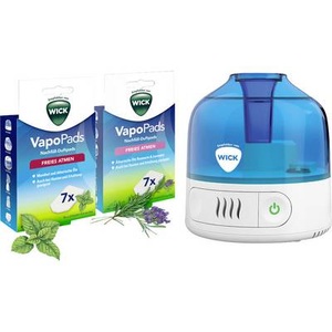 Wick, WICK Luftbefeuchter WUL505, 0, 5 l Wassertank, My Baby Lou Luftbefeuchter , 766557 , Blau, Weiss , Kunststoff , 15x15.5 cm , 000285041301