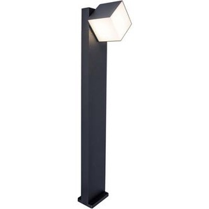 Eco-Light, LED-Wegeleuchte Cuba, einflammig, Kopf drehbar, Lutec 7193802118 Cuba LED-Außenstandleuchte 12 W