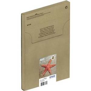 Epson, Tinte Multipack 603 (C13T03U64510), Epson Druckerpatrone T03U6, 603 Easy Mail Packaging Original Kombi-Pack Schwarz, Cyan, Magenta, Gelb C13T03U64510